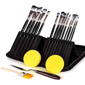 

Acrylic Paint Brushes,Acrylic Paint Set,Different Shaped Oil Paint Brushes,Sponge,Oil Painting Knife for Children