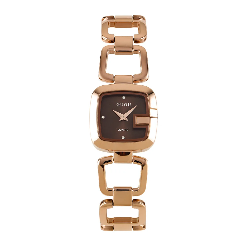 Watch for Women Female New Summer Square Steel Band Watch Simple Temperament Ladies Watch Luxury Fashion