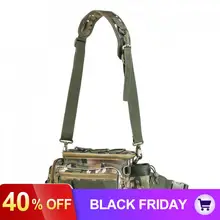34 x 17 x 16cm Outdoor Camouflage Waist Shoulder Messenger Fishing Bag Fishing Reel Lure Photography Camera Storage Bag