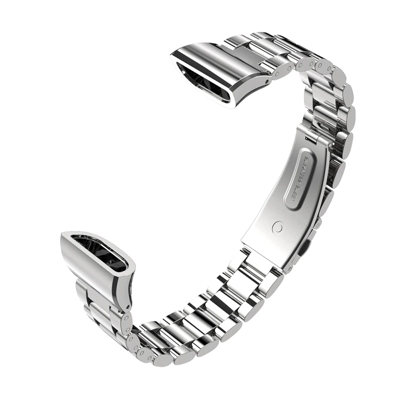 Mijobs для huawei Band 3 браслет для huawei Band 3 pro ремешок металлический ремешок для часов из нержавеющей стали умные аксессуары - Цвет: bead silver