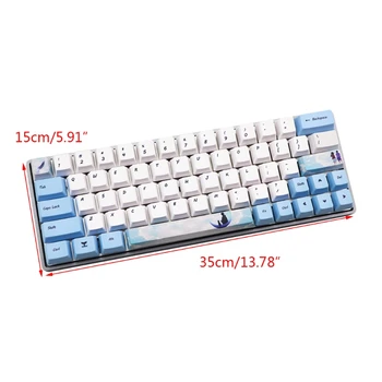 

72key Replaceable PBT Keycaps Lettering Keys OEM Injection Mechanical Key Cap
