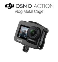 ULANZI OA 1 Nhôm Kim Loại Video Lồng Ốp cho DJI Osmo Camera Hành Động, Vlog Bảo Vệ Nhà Ở Lưng Osmo Hành Động Phụ Kiện