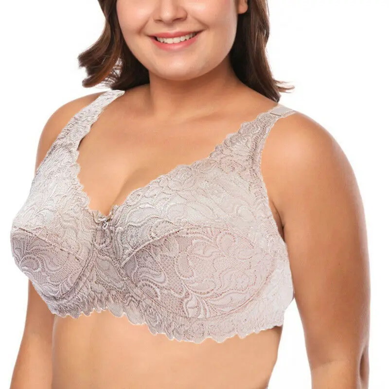 

Women's Underwear Sexy Lace Push up Ladies Bra Plus size Brassiere Big Size Underwire Lingerie bh 34-44 B C D DD E Cup