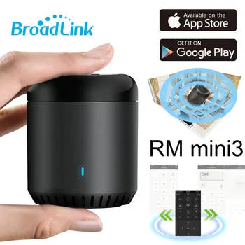 

Broadlink RM Mini 3 Mini3 Universal Smart WiFi / IR / 4G Wireless Remote for iOS Android Phone Compatible Alexa and Google Home
