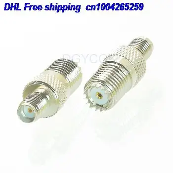 

DHL 100pcs Conversion Adapter miniUHF female F to SMA female F For Communication connector 22ds