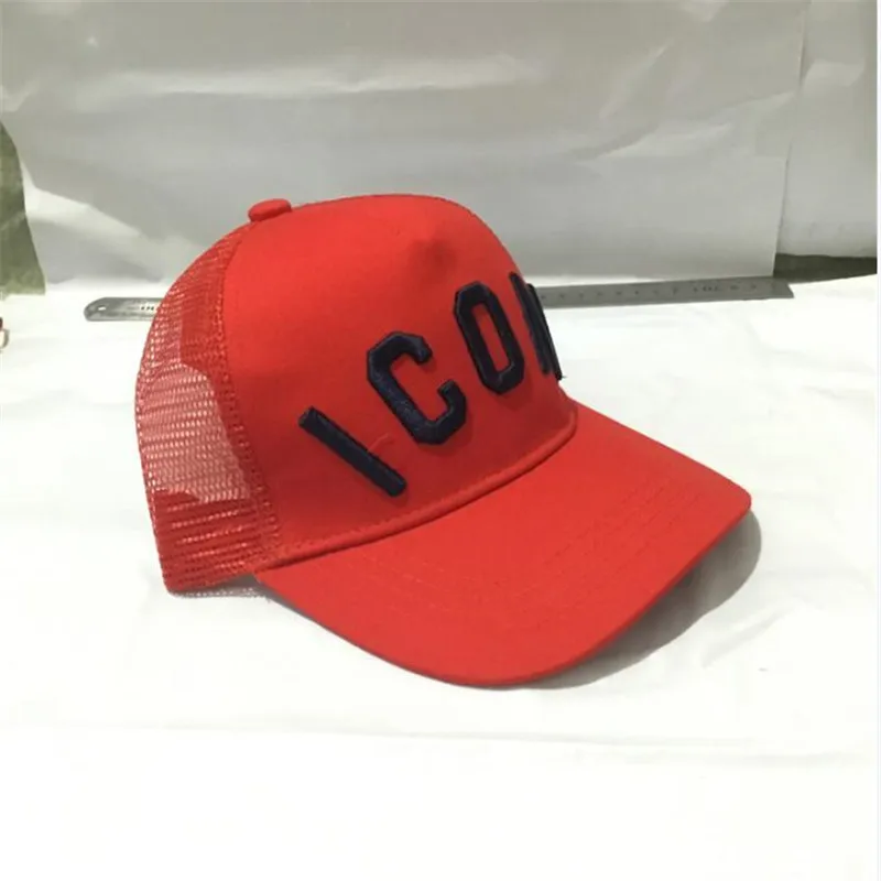 

Men and women net cap Red breathable cap