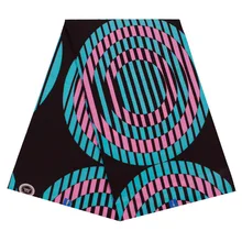 Новейшая модель; Африка Анкара печати воск ткань хлопок высокое качество туфли в форме голландских башмаков с воск Шлепанцы из ткани в клетку; Материал для вечерние платье 6 ярдов