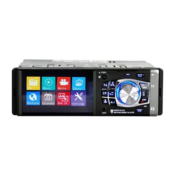 

4.1 Inch Screen Fm Tf Usb Sd Spiegel Link Autoradio 1 Din Auto Radio Mp5 Speler Stereo Wireless Radio Cassette Speler