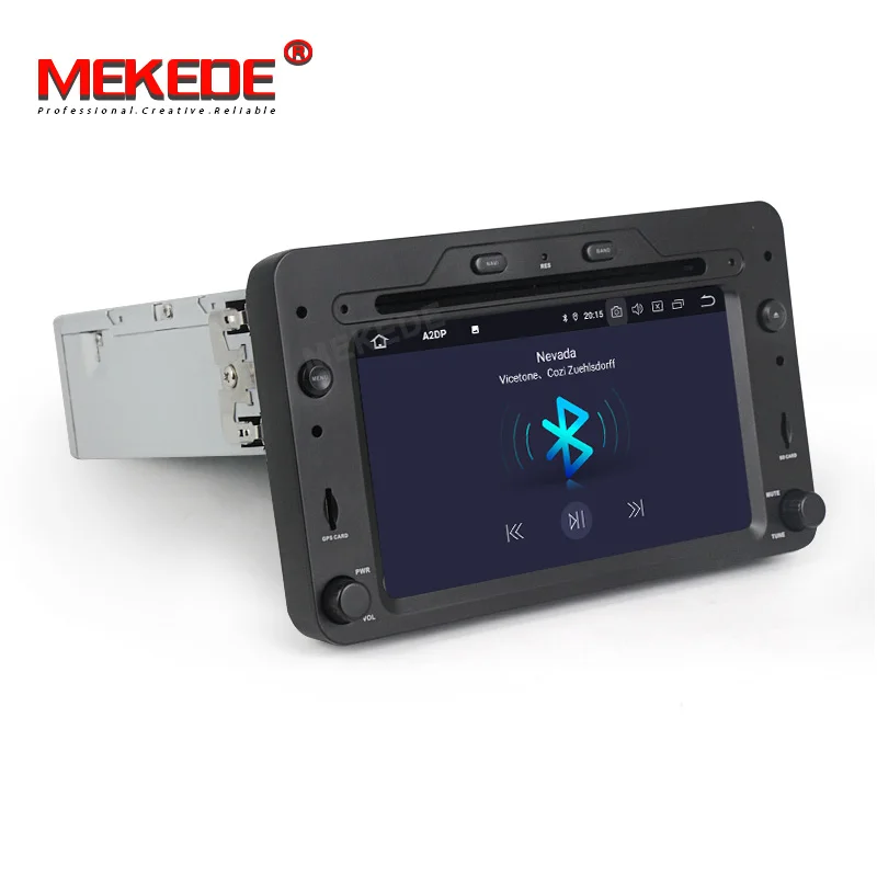 Cheap MEKEDE 1 Din Auto Radio Android 9 For Alfa/Romeo/Spider/Brera/159 Sportwagon RAM 2G Car Multimedia Video DVD Player GPS USB DVR 4