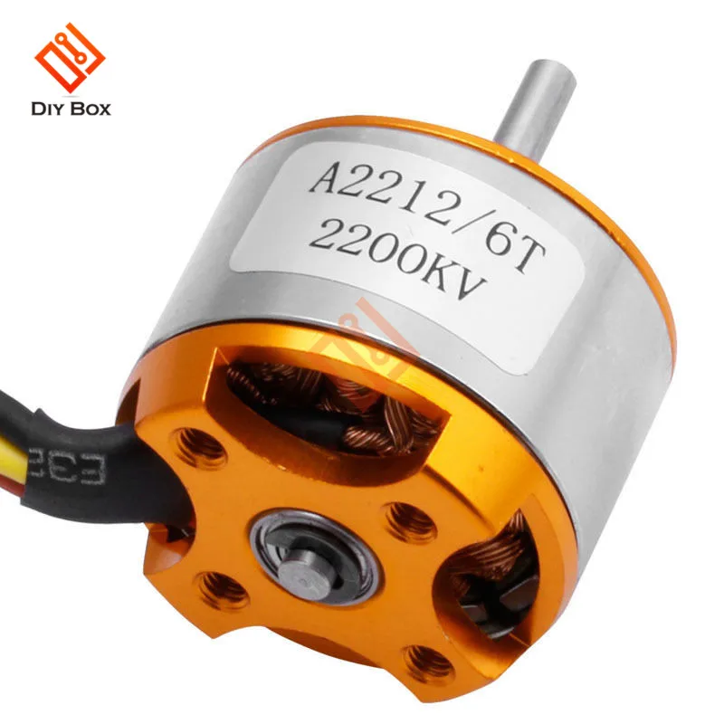 A2212 2200KV 6T бесщеточный двигатель постоянного тока для RC самолета квадрокоптера вертолета