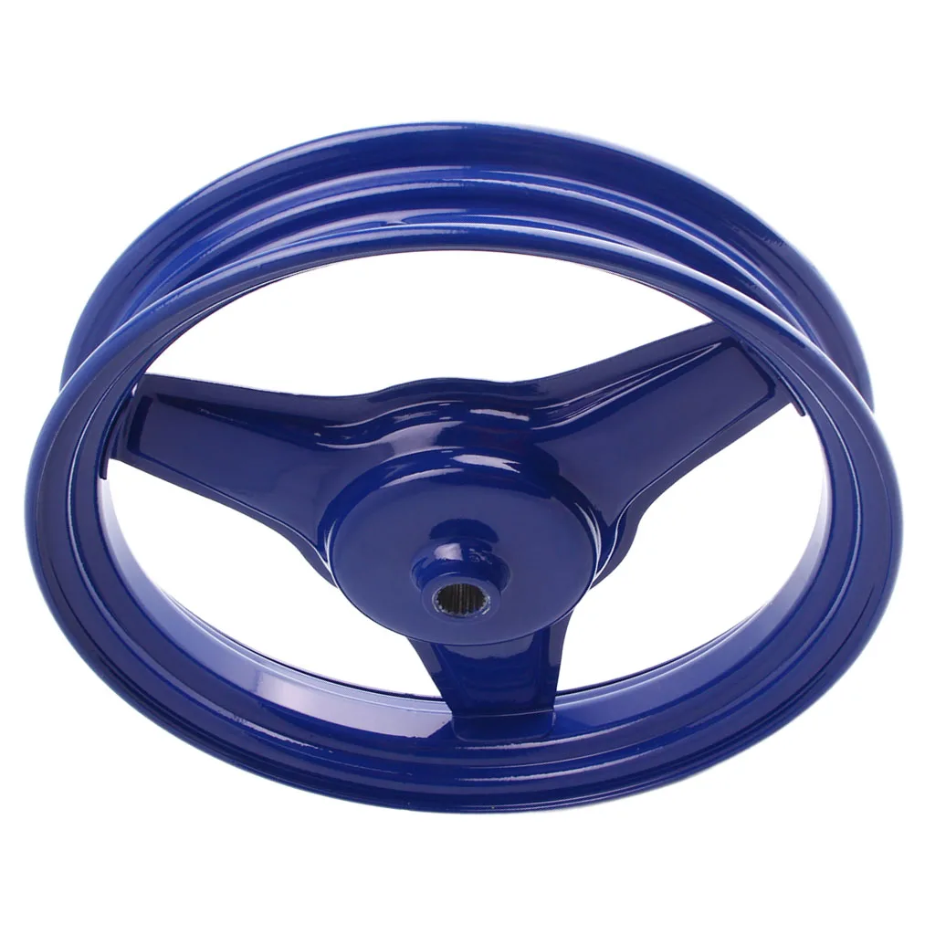 Motorcycle Rear Rim Wheel Replacement for Yamaha PY50 PW50 (Blue)