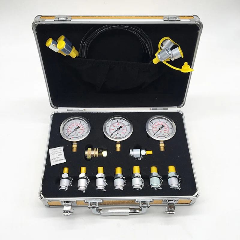 

High-precision Portable Testing Hydraulic Excavator Pressure Gauge Box Test Table Hydraulic Pump Pressure Gauge