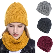 YELITE/Новинка года; женская вязаная шапка ручной работы; Высококачественная зимняя теплая шапка; толстая мягкая шапка; женские вязаные шапки в рубчик