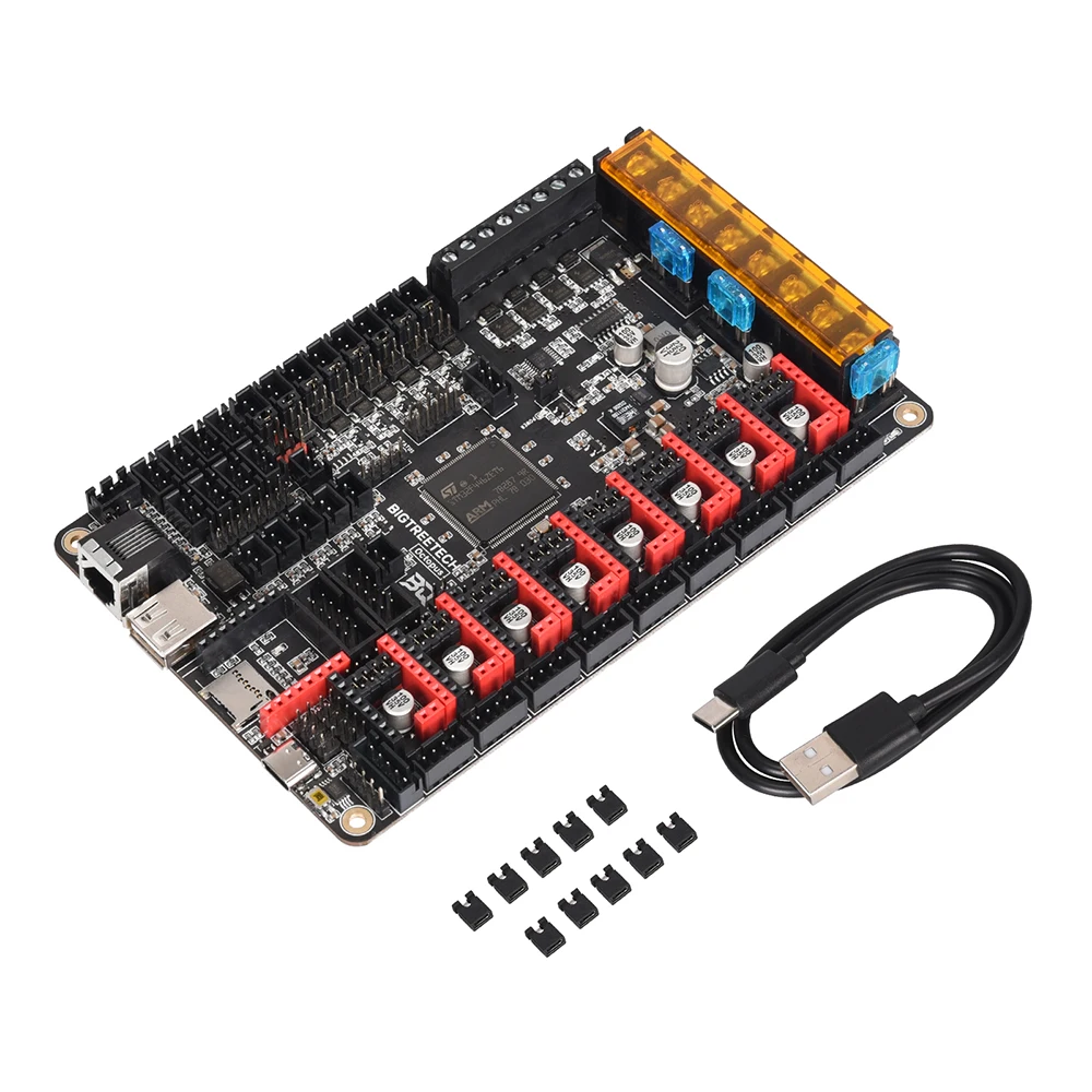 Фото Материнская плата BIGTREETECH Octopus V1.1, 32-битная плата управления TMC2209 TMC5160T, запчасти для 3D-принтера VS SKR V1.4 Turbo для Voron 2,4 CR10 №2