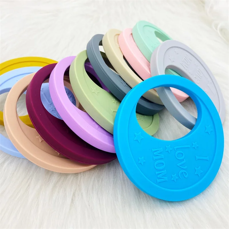 1개  실리콘 치발기 치아발육기   어금니 통증 완화 치발기 장난감 천연 엄지손가락 빨기 방지 장난감