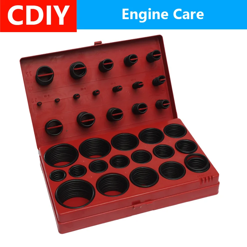

Audew 419Pcs Rubber O-ring Kit 4Pcs Oil Seal Screwdrivers Set Pick Hooks for Garages General-Plumbers Mechanics Workshop Tools
