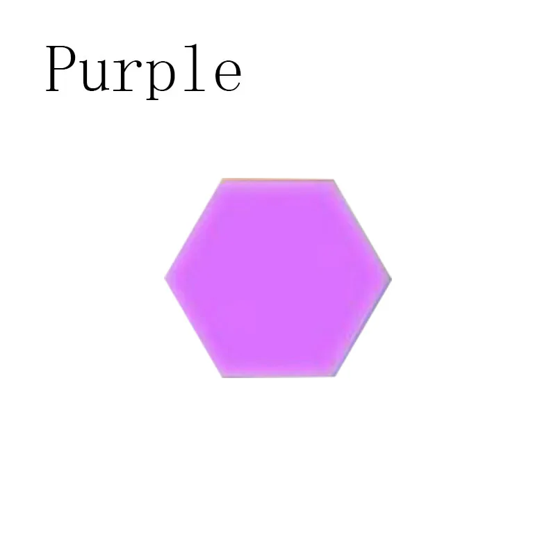 Purple Современный светодиодный настенный светильник в британском стиле, креативный модульный настенный светильник Helios с сенсорным экраном, Квантовый светильник, магнитный настенный светильник - Цвет абажура: Purple