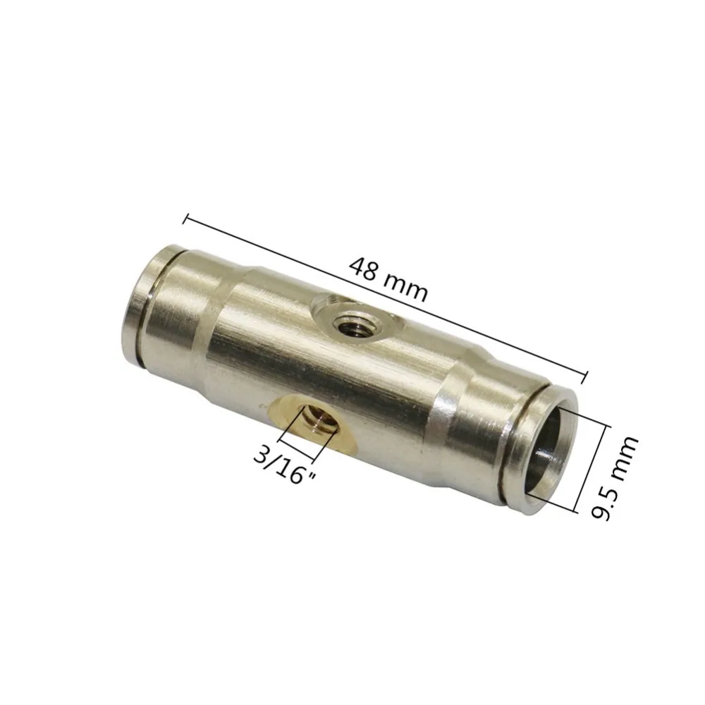 Высокое давление 3/" Slip-lock соединители 3/16" резьбовые насадки отверстие для полива сада прямой крест концевые соединители 2 шт