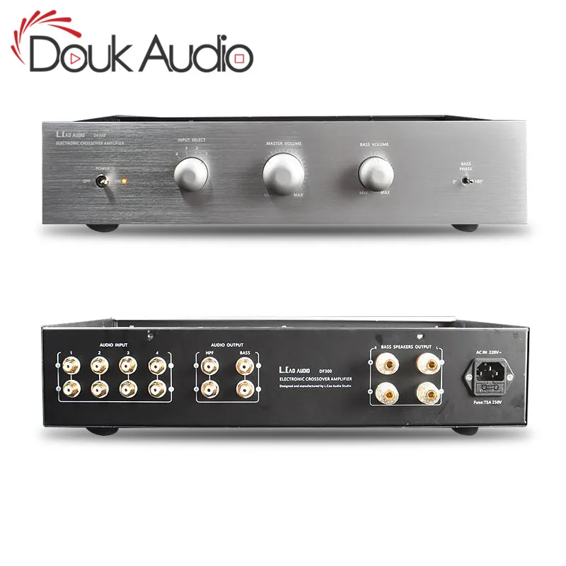 Douk Аудио Электронная трубка кроссовер усилитель Audiophile для малого размера Открытый дефлектор динамик