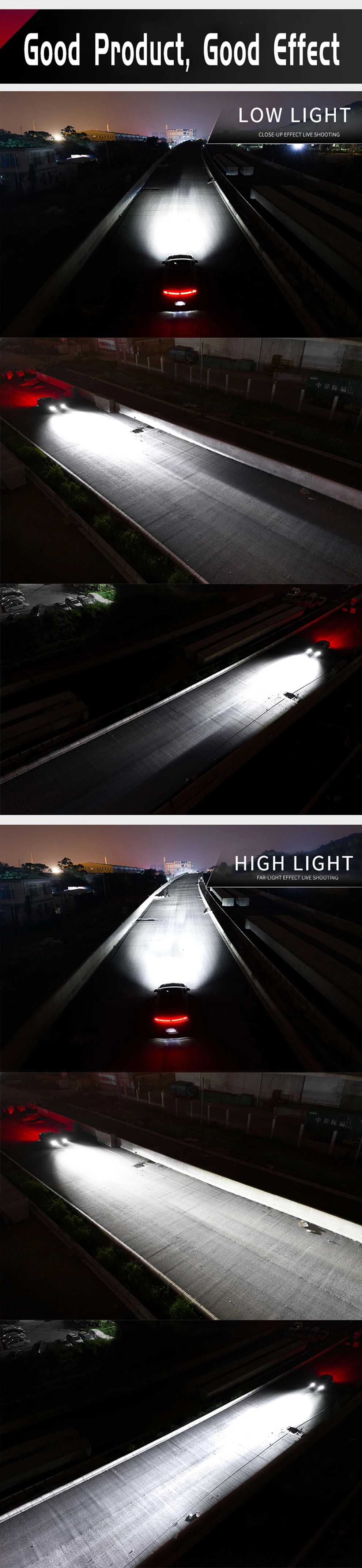 CNSUNNYLIGHT K1 LED Car Headlight Fanless Bulbs H7 H4 H11H8 H1 9005HB3 9006HB4 880 50W 8000Lm CSP 12V Car Lights Accessories 