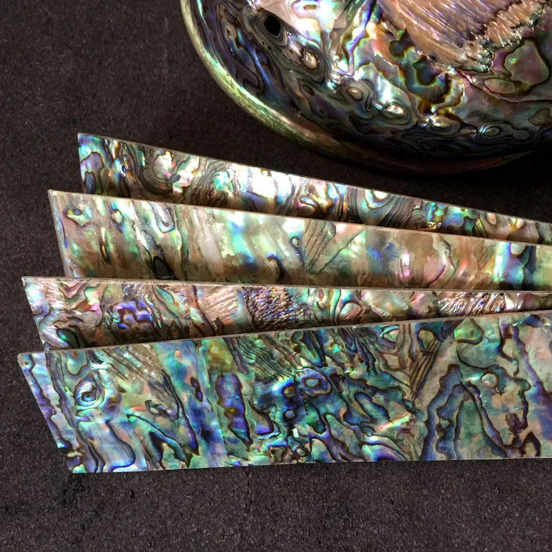 14cm/4cm Thickness1mm New Zealand Abalone Shell Sheet Musical Instrument Accessories Home Crafts Decoration Materials natural shell ornaments