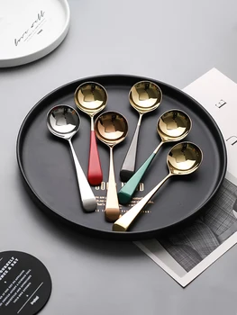 

Eco Friendly Stainless Steel Nordic Dinner Cutlery Fork Knife Portable Stainless Steel Sporks Cutlery Nordic Tableware II50DCSTZ