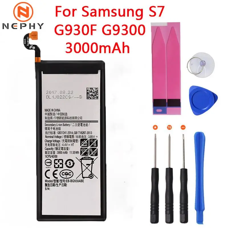 Батарея для samsung Galaxy S9 S8 плюс S7 S6 S8Plus G920F G930F G950F G955F SM-G960F заменить Мобильная батарея для телефона инструменты