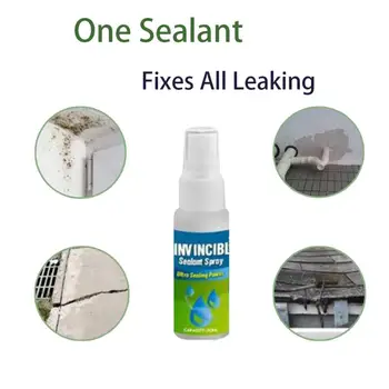 

HOT!! 30ml Waterproofing Agent Toilet Penetrating Sealant Spray Glue Tile Exterior Wall Roof Leaking Waterproof Coating TSLM1