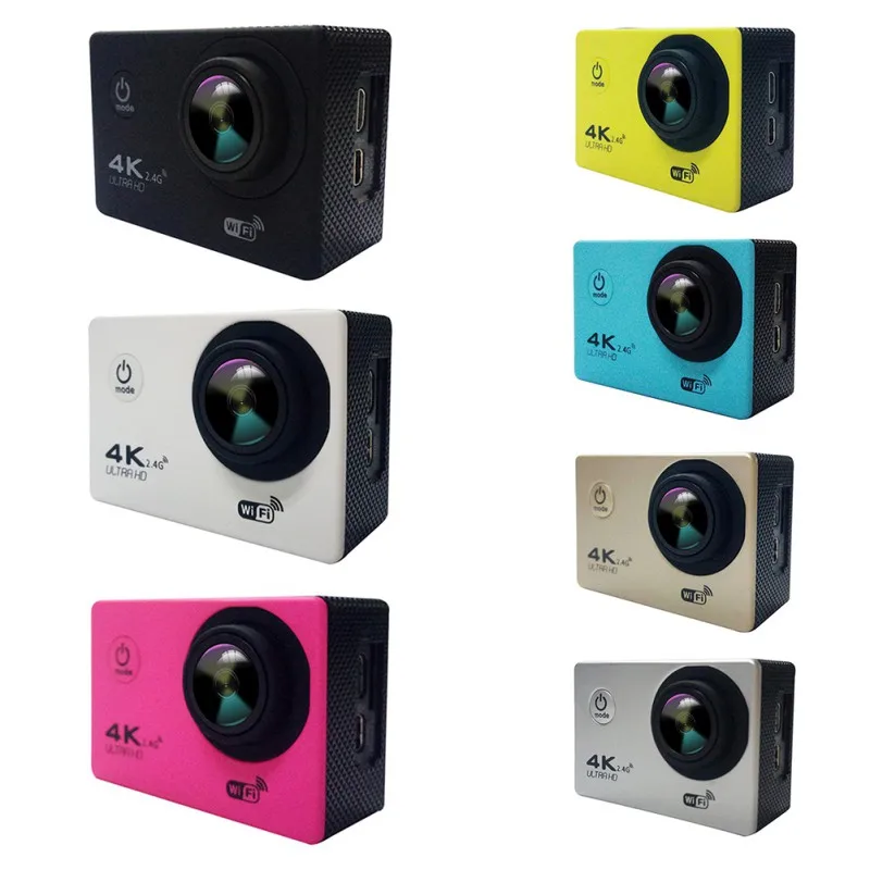 

Ultra HD 4K Action Camera 30m Waterproof 1080P Video Recording Sport Cameras 2.0' Screen Wifi Camera Helmet Cam
