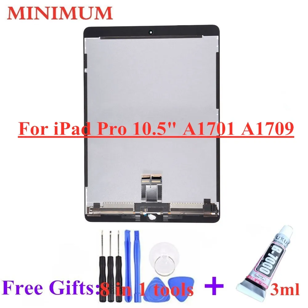 

LCDs For iPad Pro 10.5" A1701 A1709 LCD Display Touch Screen Digitizer Assembly Replacement For iPad 10.5 Inch EMC 3140 EMC 3141