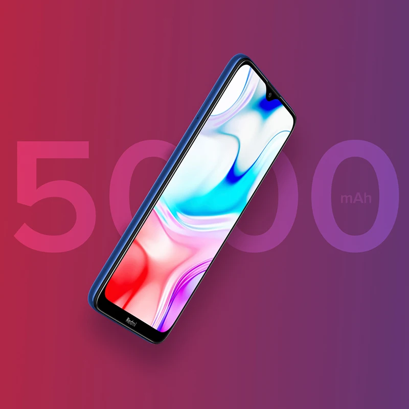Мобильный телефон Xiaomi Redmi 8 с глобальной версией, 4 ГБ, 64 ГБ, Восьмиядерный процессор Snapdragon 439, двойная камера 12 МП, большая батарея 5000 мАч, OTA