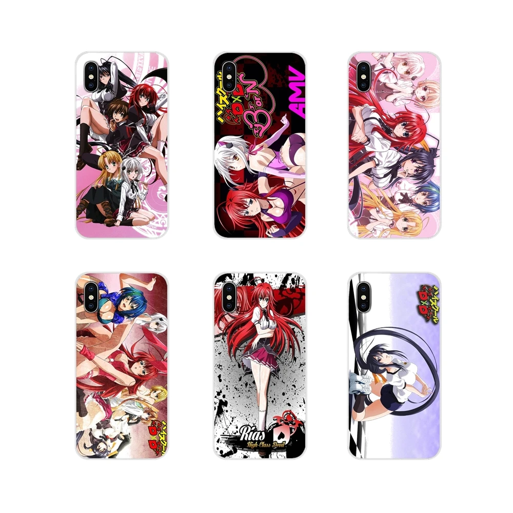 Akeno Риас Gremory средней школы Dxd силиконовый чехол для Apple iPhone X XR XS MAX 4 4S 5 5S 5C SE 6 6S 7 8 Plus