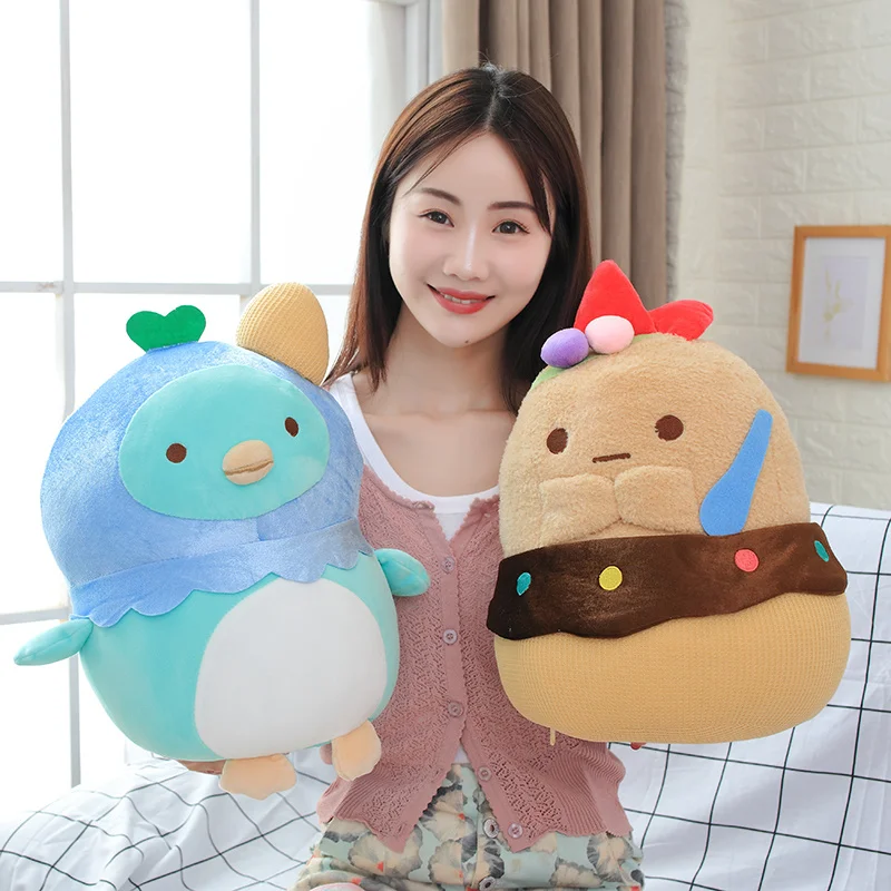 Sumikkogurashi плюшевая кукла с одеялом мягкий милый медведь динозавр, игрушка, фланелевая, сохраняющая тепло, для детей, рождественские подарки