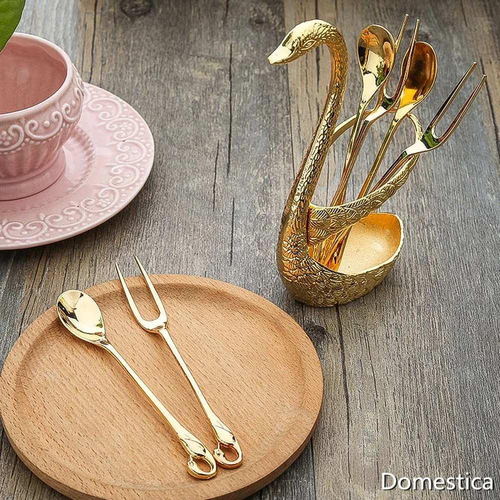 Нержавеющая сталь Cygnus Комбинации посуда Базовая деталь резцедержателя вилки