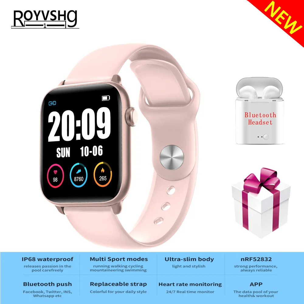 Умные часы KW37 для женщин фитнес-трекер пульсометр напоминание о сообщениях