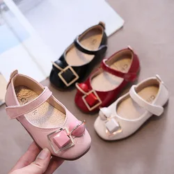 2021 novas crianças sapatos da menina princesa sapatos para festa de bebê meninas sapatos de aniversário crianças arco sapatos princesa sob018