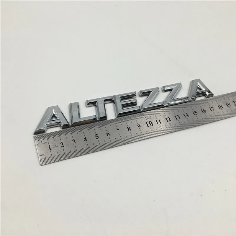 Для Toyota altezza Эмблема для задней багажник логотип хром значок наклейки в виде букв