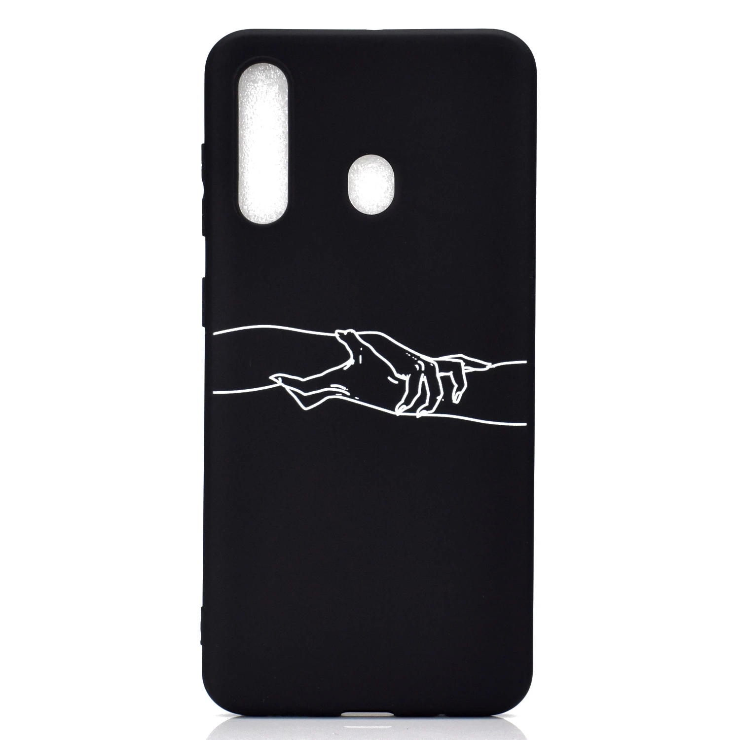 Черный матовый чехол для samsung Galaxy A50 A30 A40 A10 M10 M20 M30 M40 A20 A20E A60 A70 A80 A90 мягкий из термопластика силиконовый чехол для мобильного телефона чехол-накладка - Цвет: HTT10