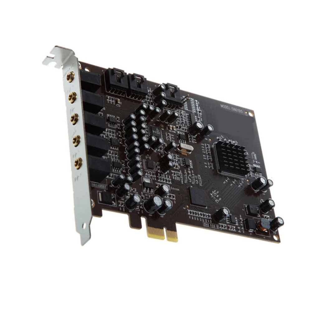 Встроенная звуковая карта маленький Слот Встроенная звуковая карта чистый звук PCIE0105 0105 чип 5,1 объемный аудио внутренний PCI