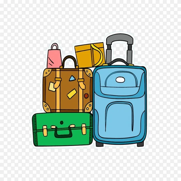 行李行李箱旅行 手绘行李png图片素材免费下载 图片编号 Png素材网