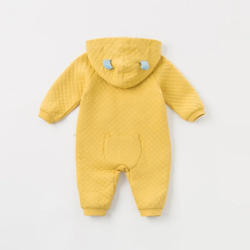 Dave bella/DBH11365; Осенний комбинезон с длинными рукавами для маленьких мальчиков; Детский комбинезон для малышей; детский эксклюзивный комбинезон для новорожденных; 1 предмет