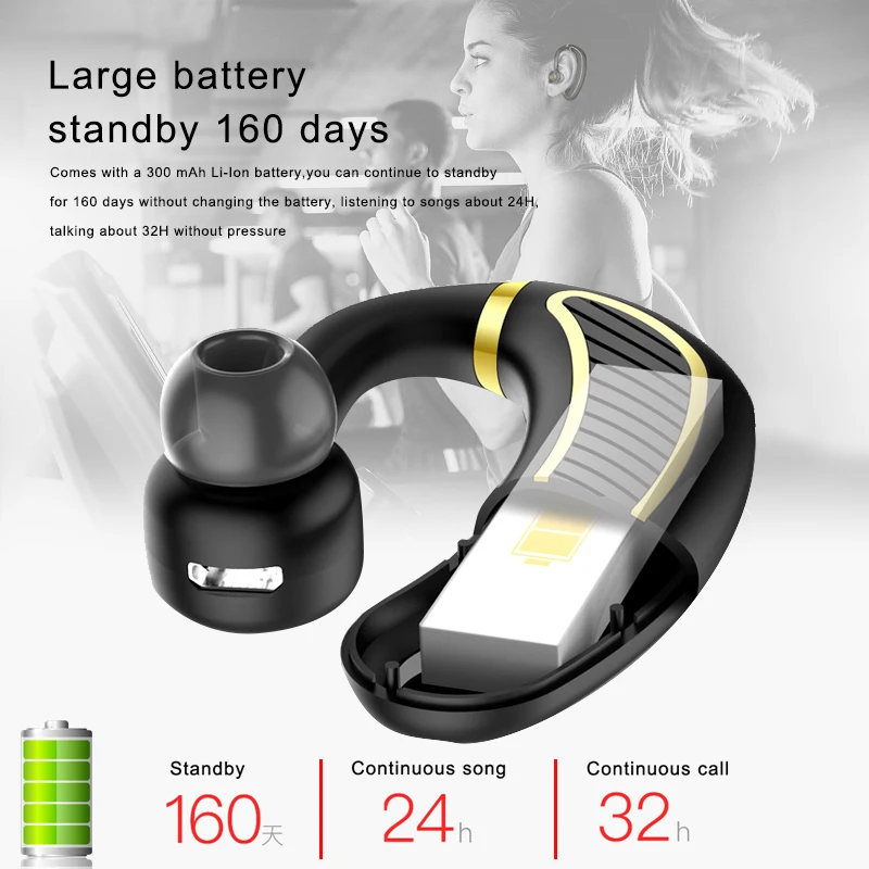 Bluetooth наушники 5,0 wless наушники Игровые наушники свободные руки в ухо наушники гарнитура с микрофоном для мобильного телефона