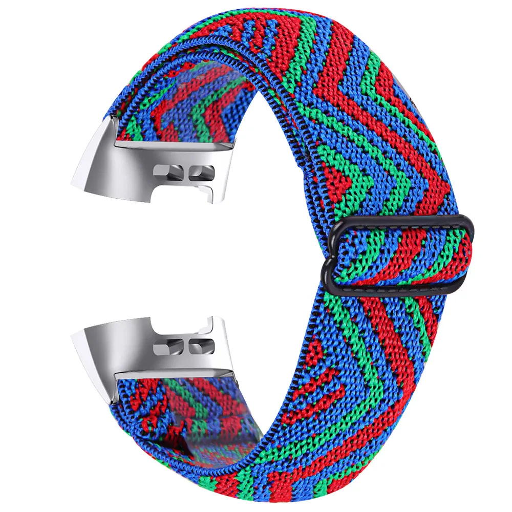 Essidi Elastic Band For Fitbit Charge 5 4 3 2 Sports Fabric Bracelet Strap Loop For Fitbit Charge 3 4 SE Watch Wrist Band Correa