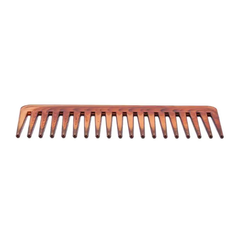 Plastic Hair Comb Convenient Easy Wash Quick Dry Durable Large Wide Teeth Hairstyling Brush Hairdressing Beauty Tools