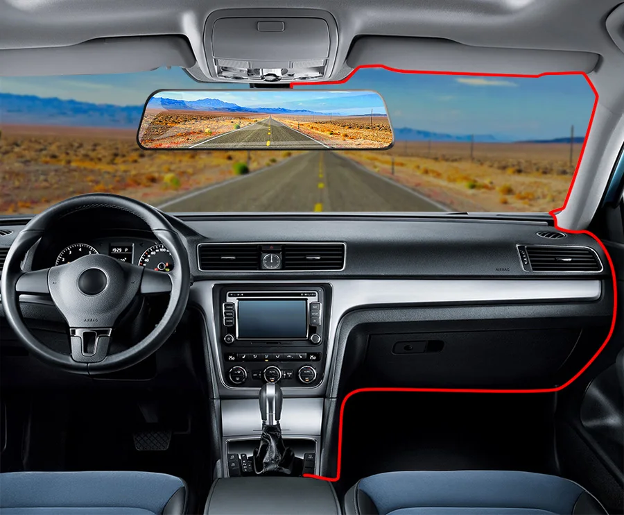 E-ACE Автомобильный видеорегистратор 10 дюймов зеркало заднего вида с двумя объективами 4G Dash Cam FHD 1080P регистратор Android ADAS Автомобильная камера с камерой заднего вида