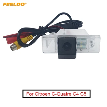 

FEELDO 1Set Car Special Backup Rear View Camera For Citroen C-Quatre C4 C5 Reversing Parking Camera #AM6180