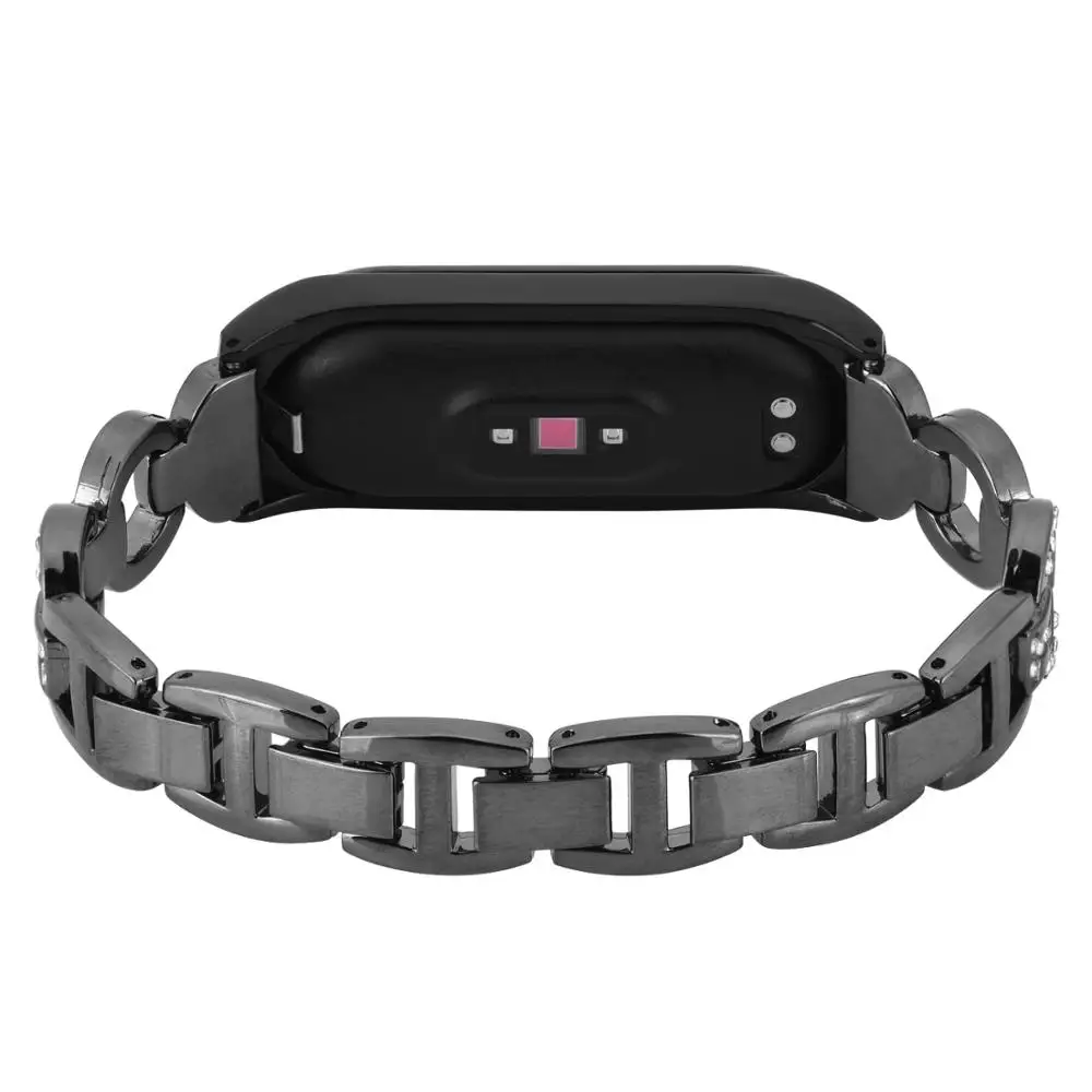 Топ из нержавеющей стали умный Браслет mi Band 4/3 ремешок замена ремешок для Xiaomi mi ремешок 4 ремешок для Xiaomi mi Band 3 часы