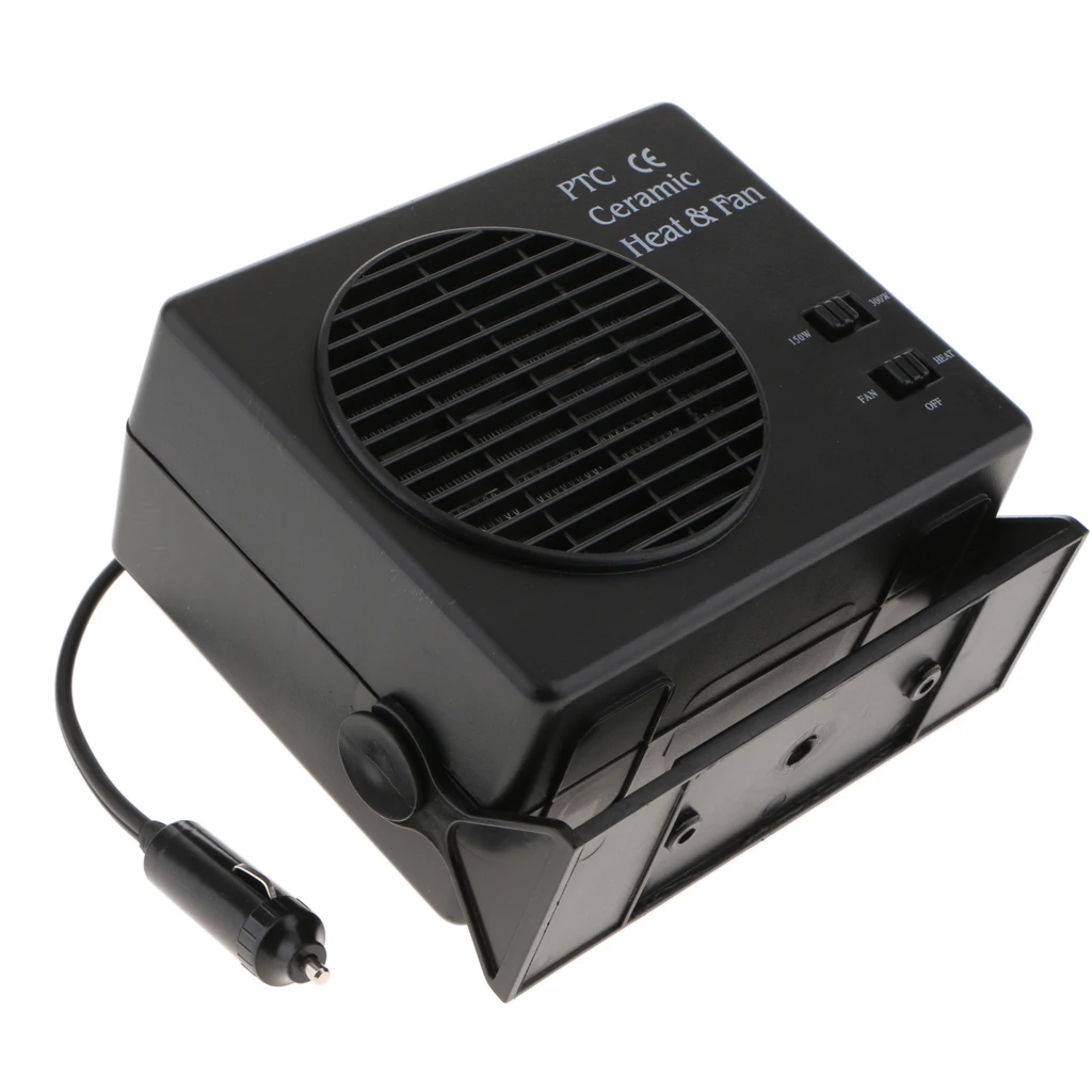 12V 150W Durable Car Heater Hot Fan Windscreen Windshield Demister Defroster