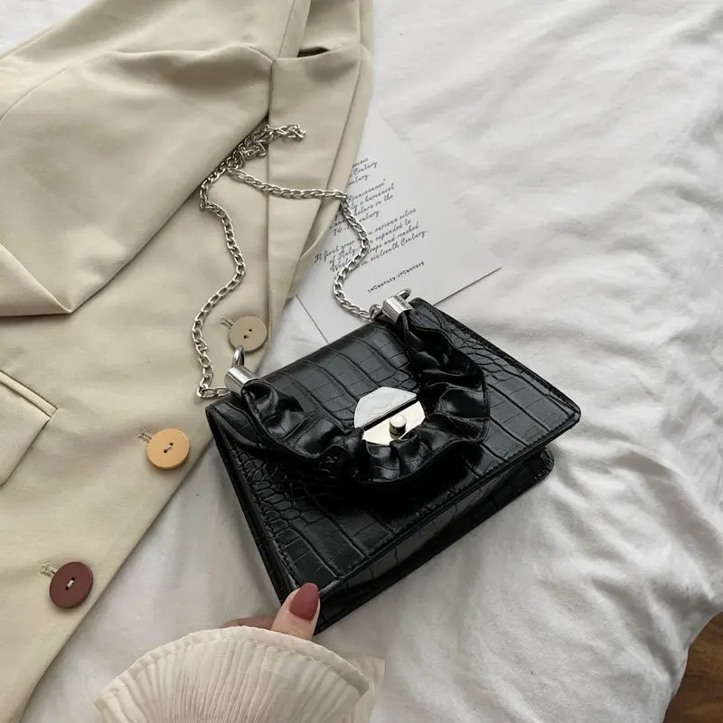 2021 Fashion Small Designer Crossbody Bag for Women Vintage Female Purses and Handbags PU Leather Shoulder Bags