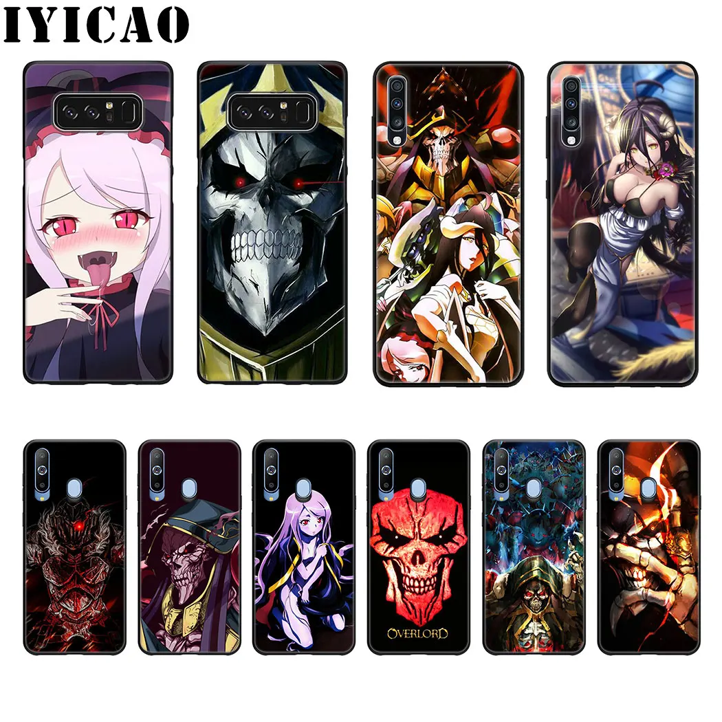 Мягкий силиконовый чехол Albedo Overlord для samsung Galaxy Note 8 9 10 Plus A50s A40s A30s A20s A10s TPU |